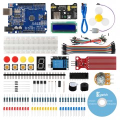 Kit for Arduino UNO IDE Diy Kit support Mixly,Mblock Scratch graphical Programming, with 30 courses for UNO R3