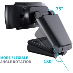 1080P Webcam USB PC Computer Camera Full HD Web Camera with Microphone Smart Streaming Web Cam Laptop Desktop Notebook W