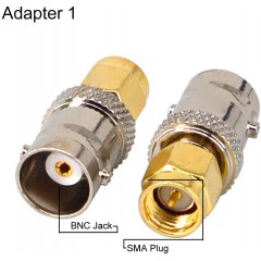 SMA to BNC Kits 2 Set RF Coaxial Adapter Male Female Coax Connector 8 Pieces