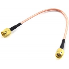5pcs RF Coaxial Coax Cable Assembly SMA Male to SMA Male Antenna Extender Cable Adapter Jumper(6 inch/15cm)