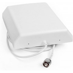 2G 3G LTE 4G Internal Wall Cell Phone N-Male Directional Panel Antenna 16.4ft 5m Cable for Signal Booster Amplifier Acce