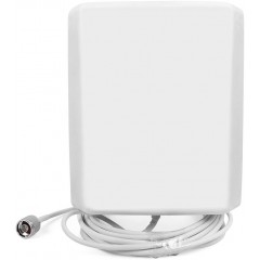 2G 3G LTE 4G Internal Wall Cell Phone N-Male Directional Panel Antenna 16.4ft 5m Cable for Signal Booster Amplifier Acce