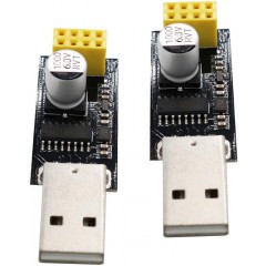 2pcs CH340 USB to ESP8266 ESP-01 WiFi Module Adapter Computer Phone Wireless Communication Microcontroller for Arduino