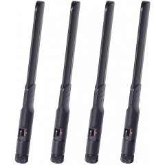 Dual Band WiFi 2.4GHz 5GHz 5.8GHz 8dBi MIMO RP-SMA Male Antenna (4-Pack) for ASUS TP-Link Fenvi Rosewill Gigabyte Wirele